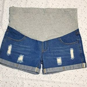 Maternity Jean Shorts